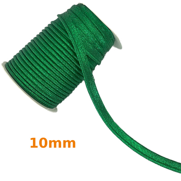 Passepoil Lurex vert 10 mm - La boite à tissus