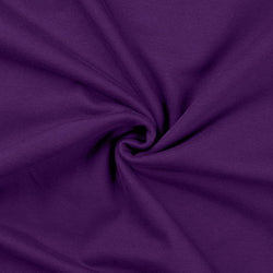 French terry uni purple - La boite à tissus