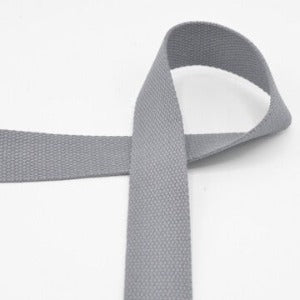 Sangle coton gris foncé 30 mm - La boite à tissus