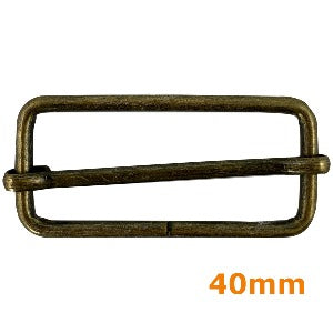 Boucle réglage 40 mm Bronze - La boite à tissus