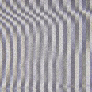 Bord côte 1/1 ligné light gris blanc - La boite à tissus