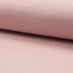 Bord côte lurex rose silver - La boite à tissus