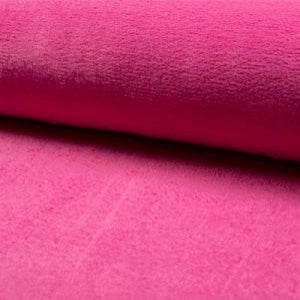 Cuddle fleece fuchsia - La boite à tissus