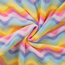 Cute fleece imprimé Zigzag- Multi