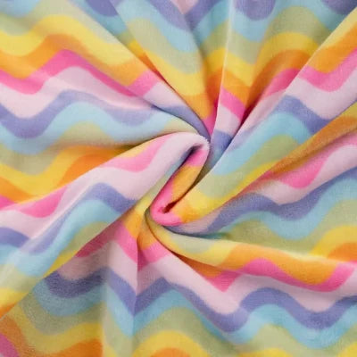 Cute fleece imprimé Zigzag- Multi