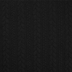 Jersey torsade noir - La boite à tissus
