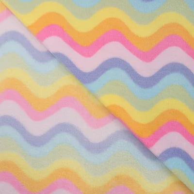 Cute fleece imprimé Zigzag- Multi