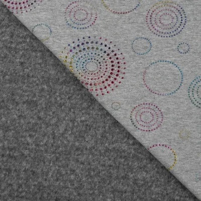 Happy fleece cercles multicolores