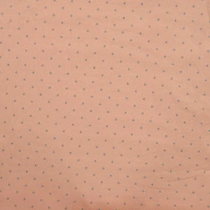 French Terry Molletonné  Dots Glitter- Dusty Salmon