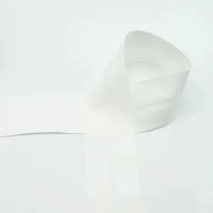 Biais Popeline De Coton 6 cm blanc cassé