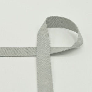 Sangle coton pour sacs 25 mm gris argenté - La boite à tissus