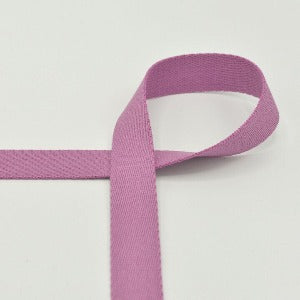 Sangle coton pour sacs 25 mm violet - La boite à tissus