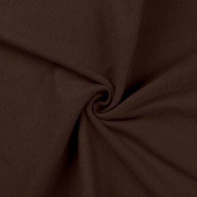 Bord côte brun foncé - La boite à tissus