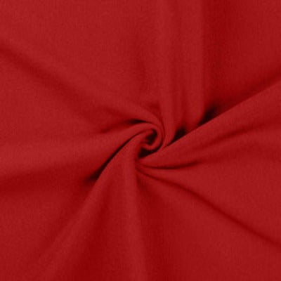 Bord côte rouge foncé - La boite à tissus