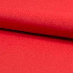 Coton bio uni rouge - La boite à tissus