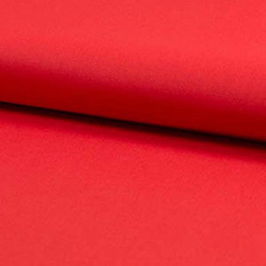 Coton bio uni rouge - La boite à tissus