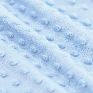 Minky bleu claire - La boite à tissus