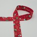 Biais bonhomme de Noël rouge 30 mm - La boite à tissus