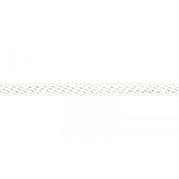 Corde fantaisie blanc  6 mm - La boite à tissus