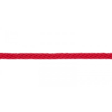 Corde fantaisie rouge 6 mm - La boite à tissus