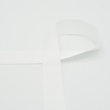 Elastique tissé satiné blanc 30 mm - La boite à tissus