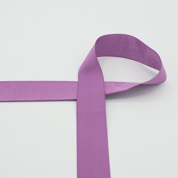 Elastique tissé satiné violet 30 mm - La boite à tissus