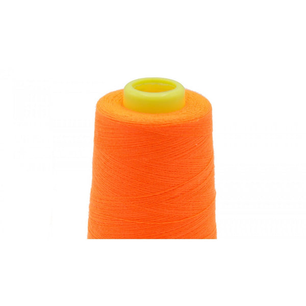 Fil surjeteuse orange fluo - La boite à tissus