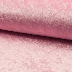 Panne de velours rose claire - La boite à tissus