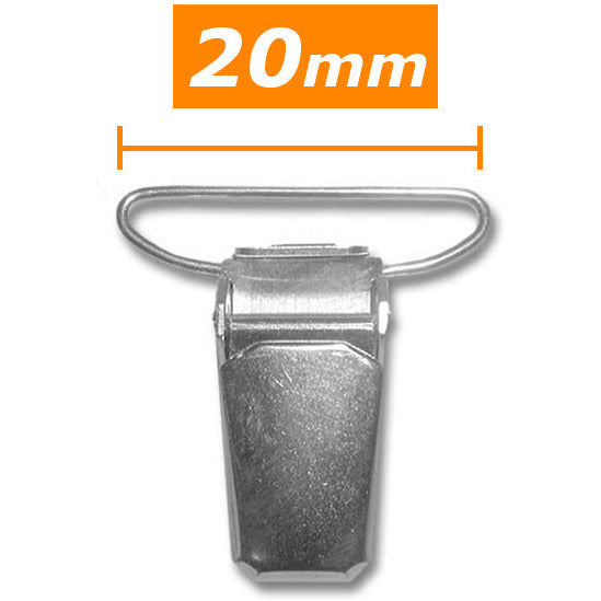 Pinces pour bretelles 20 mm - La boite à tissus